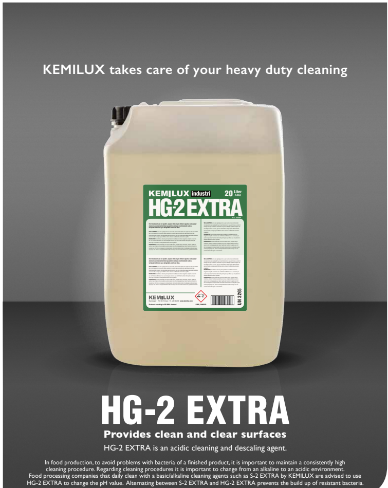 HG-2 Extra acidic cleaning and descaling agent