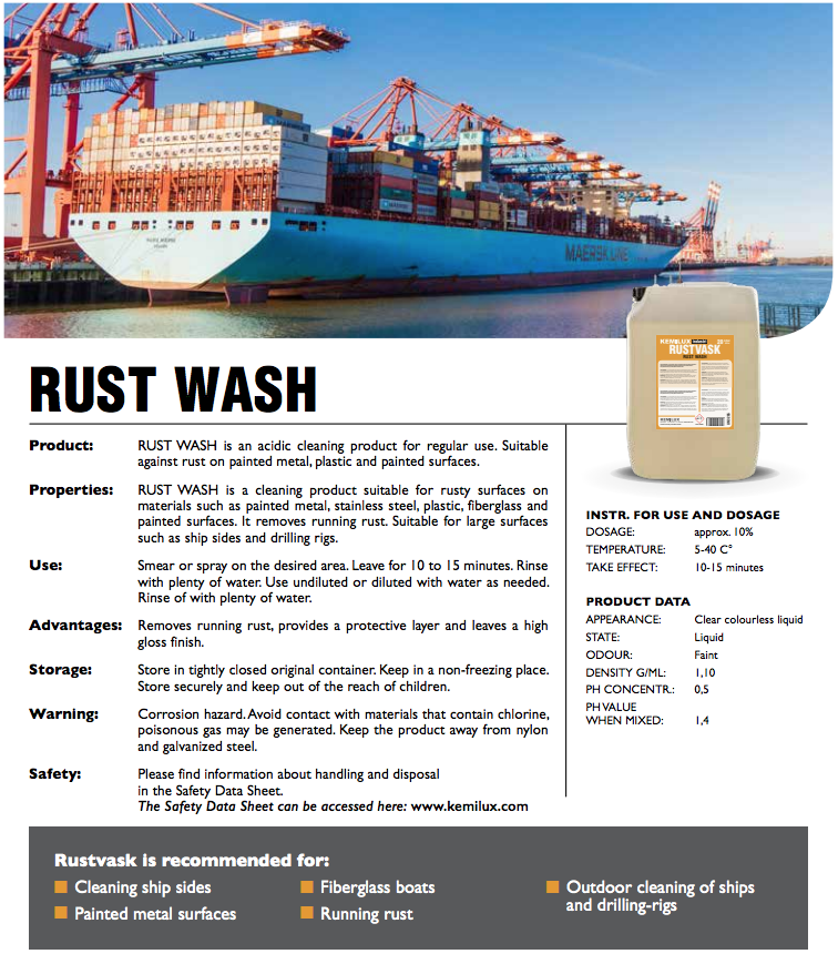Kemilux Rust Wash