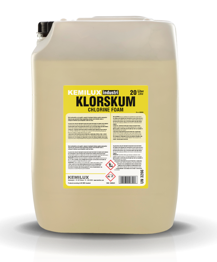 Klorskum - Chlorine Alkaline Foam Detergent Cleaner