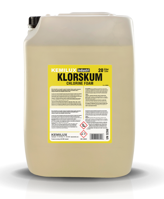 Klorskum - Chlorine Alkaline Foam Detergent Cleaner